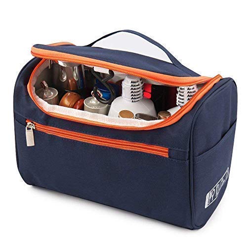 Cosmetic Makeup Organizer Toiletry Bag for Women & Men | Blue | Pack of 01