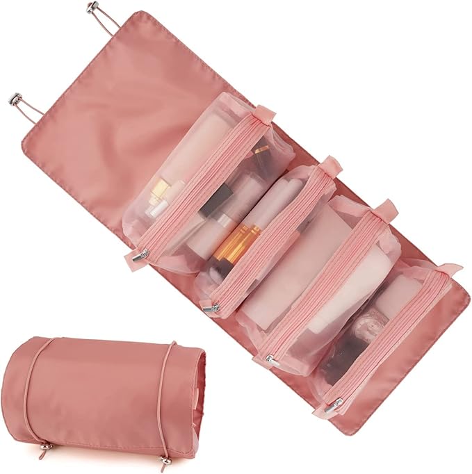 4 In 1 Travel Toiletry Makeup Cosmetic Organizer Pouch Bag Travel Storage Organizer Bags