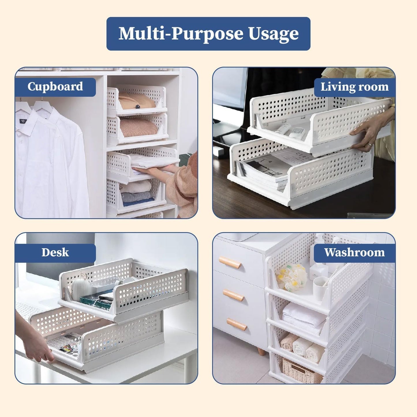 Glamluxe Multi Purpose Storage Rack