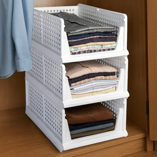 Glamluxe Foldable Cloth Organizer – Neat Storage, Stylish Look!