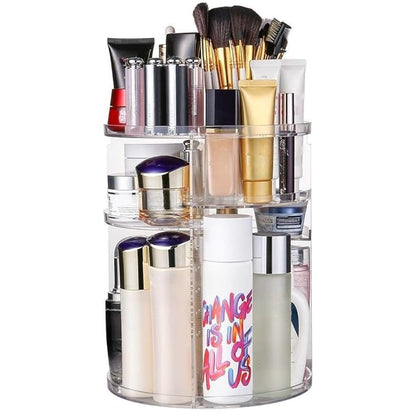 Cosmetic Makeup Organizer for Women, Bride & Girls - 360 Rotating Storage Organiser Box