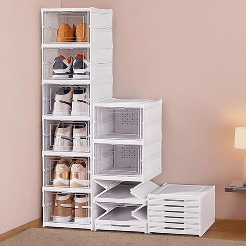 Foldable Shoe Organizer Storage Box