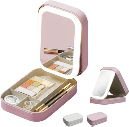 GlamLuxe LED Brightening Organizer Box