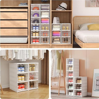 Foldable Shoe Organizer Storage Box