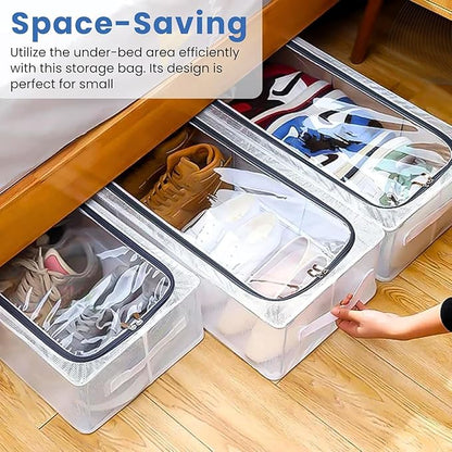 Pvc Shoe Storage Box,Waterproof & Foldable Shoe Storage Box