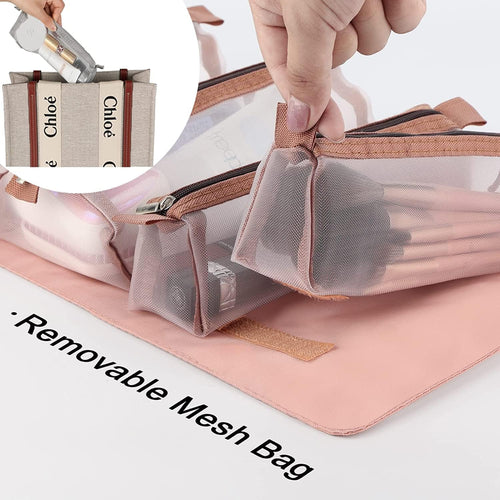 4 In 1 Travel Toiletry Makeup Cosmetic Organizer Pouch Bag Travel Storage Organizer Bags