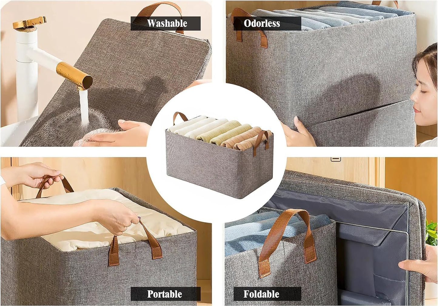 GlamLuxe Foldable Storage Box