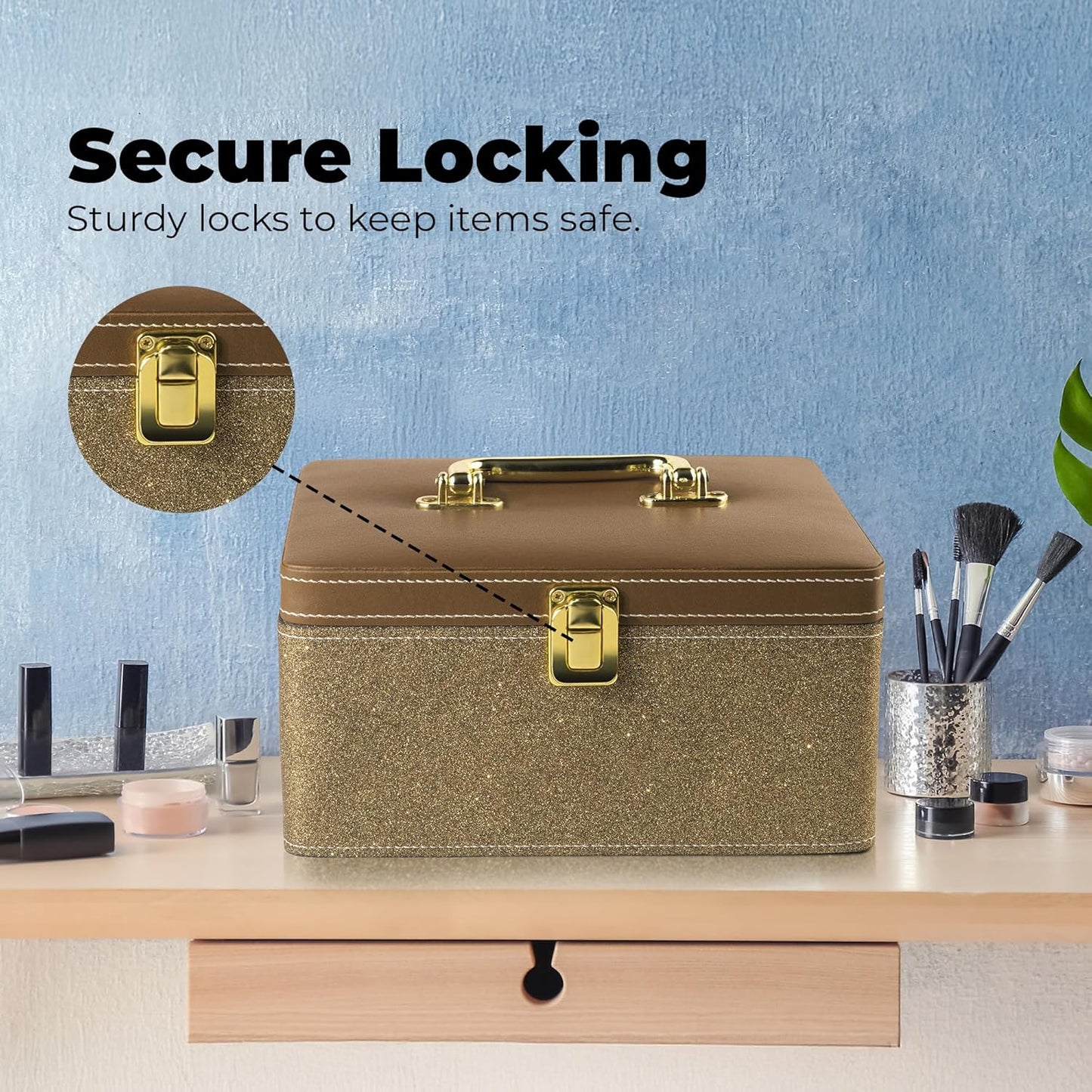 Makeup Box - Vanity Box for Women Bridal