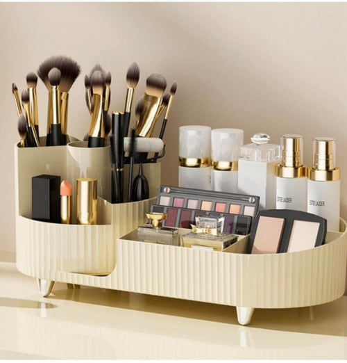 Makeup Organizer for Vanity, 360°Rotating Countertop Makeup Organizer