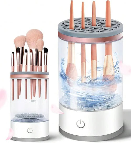 GlamLuxe Electric Makeup Brush Cleaner Machine